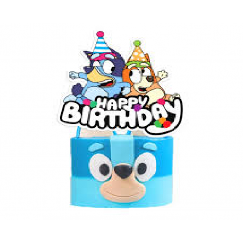 C/TOPPER BLUEY HBD C/TOPPER BLUEY HBD